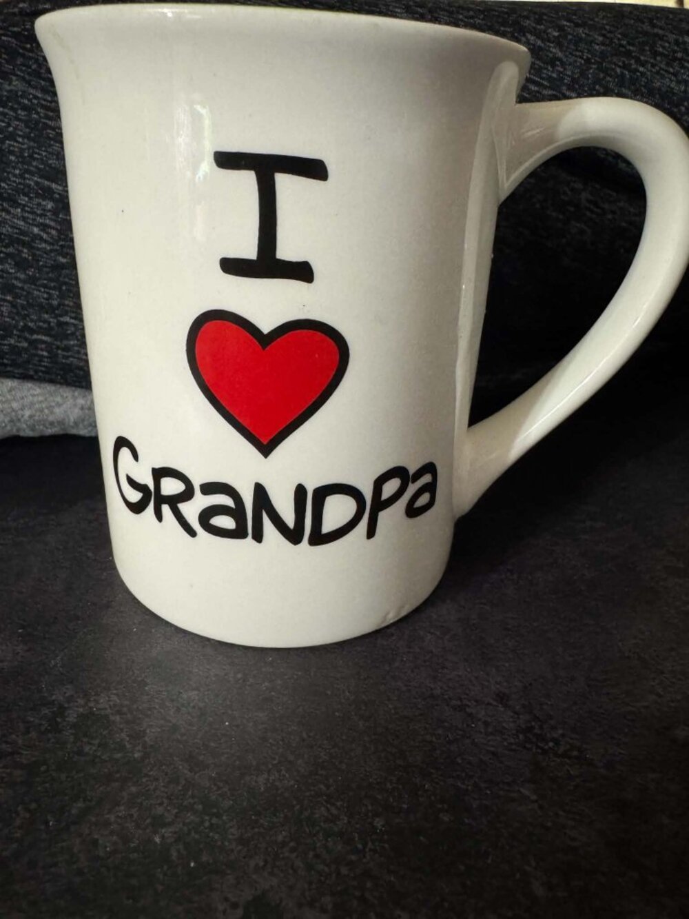Our Name Is Mud Lorrie Veasey I Love Grandpa Ceramic Coffee Mug